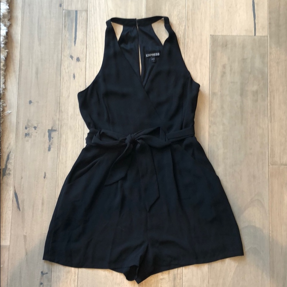 Wrap front Open Back Romper